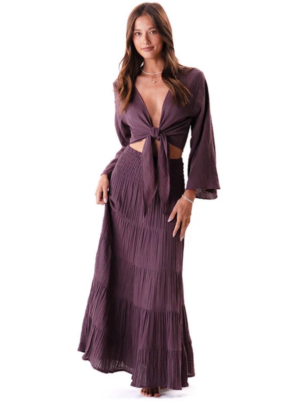 Lotus and Luna Lunar Sky Sundrift Maxi Skirt